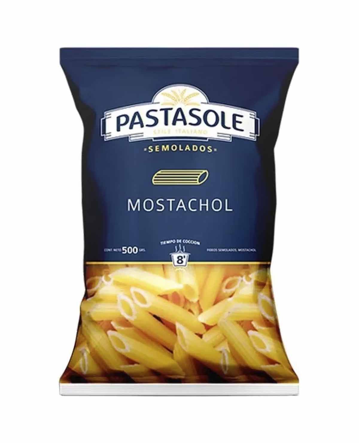 Fideos Pastasole Mostachol x 500 Gr